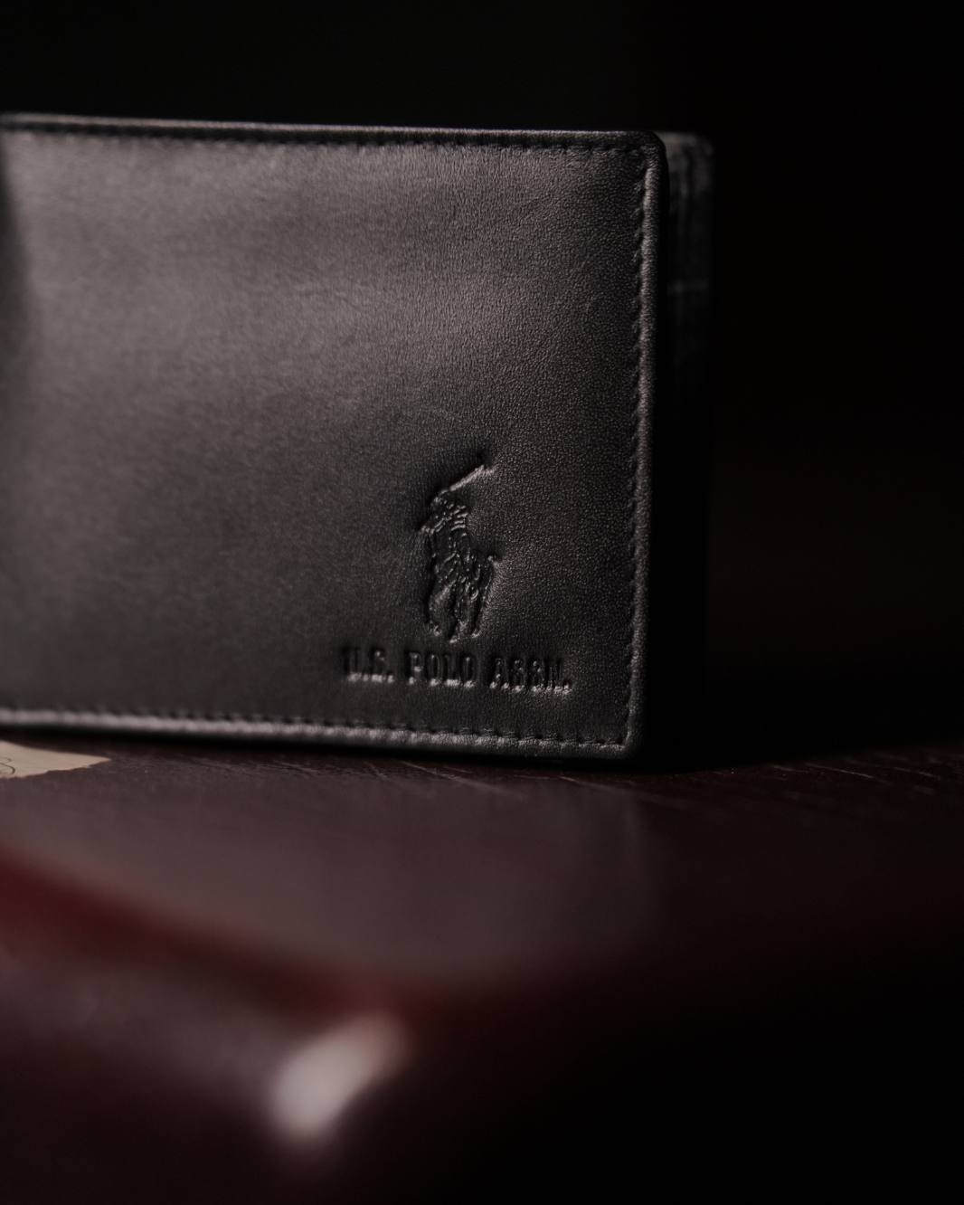 US POLO MEN BLACK WALLET